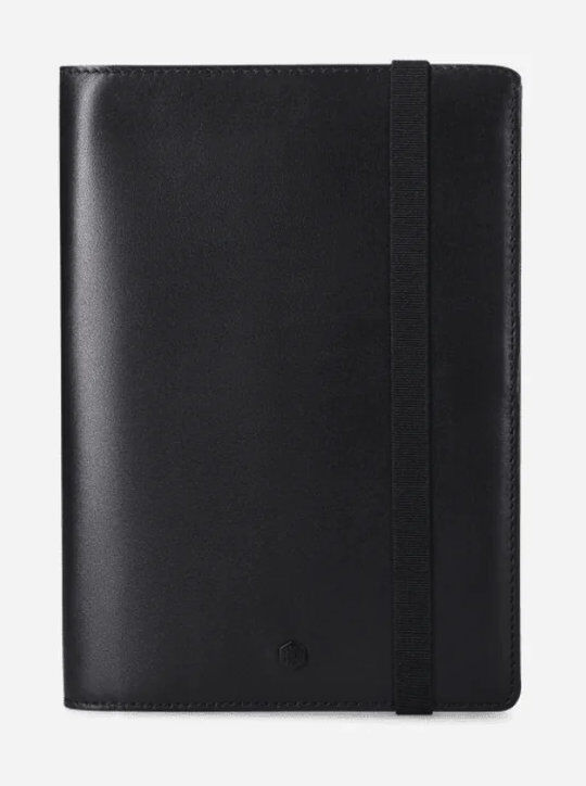 Jekyll & Hide A5 Notebook Cover aus Leder Black