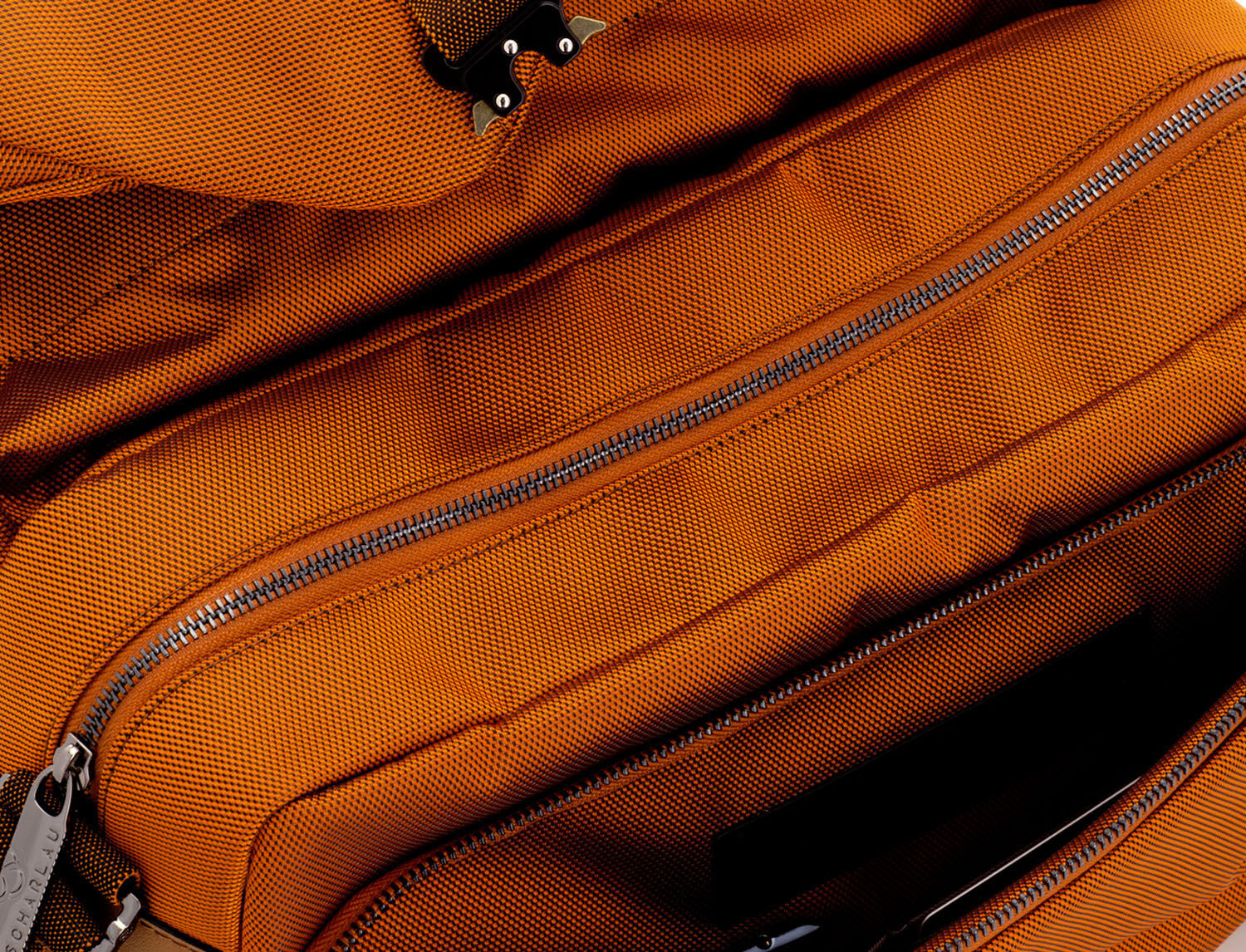 SCHARLAU First Class Air Force One, Messenger Bag mit 15,6" Laptopfach Orange SCHARLAU First Class Air Force One, Messenger Bag mit 15,6" Laptopfach Orange