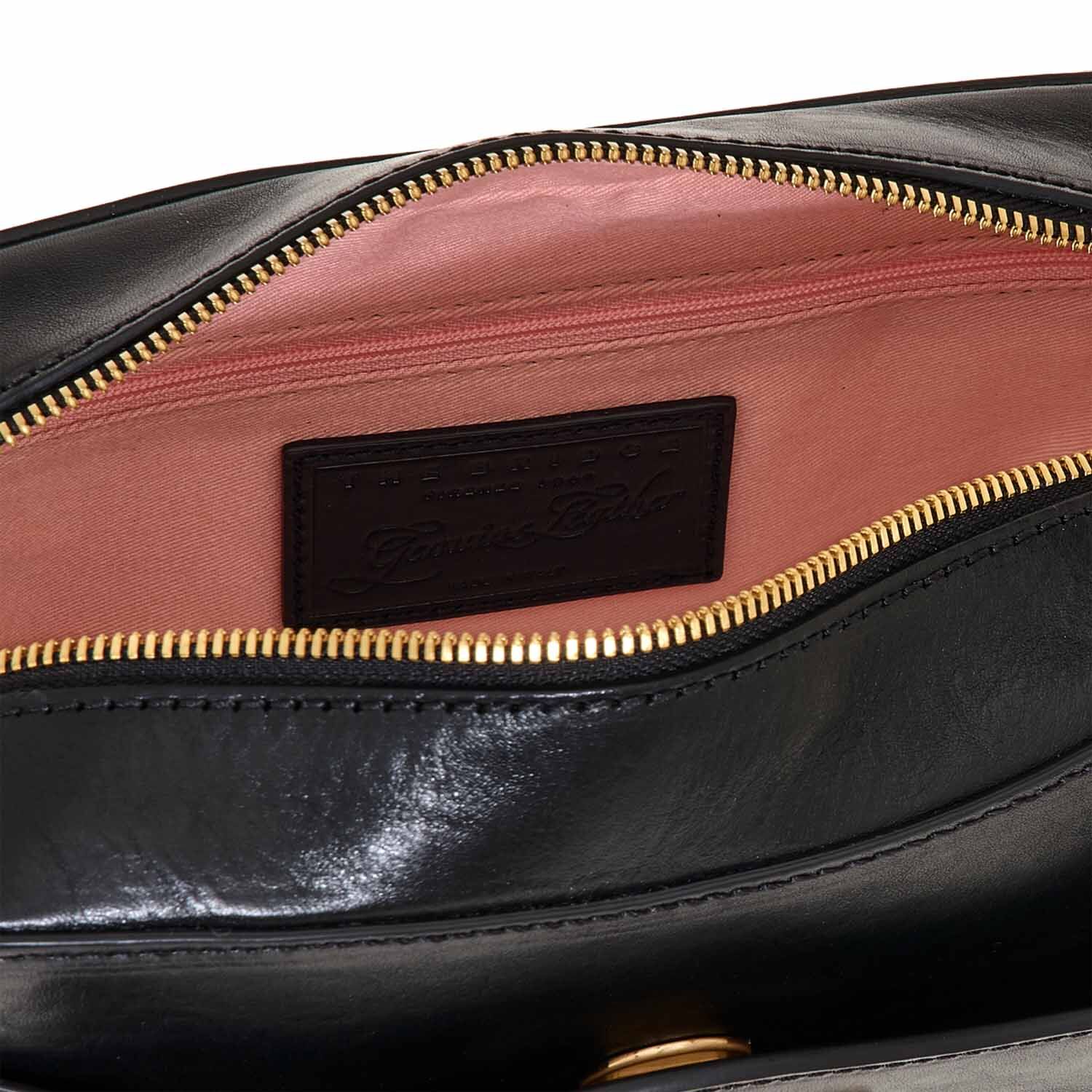 The Bridge Barbara Kameratasche Schwarz/Gold