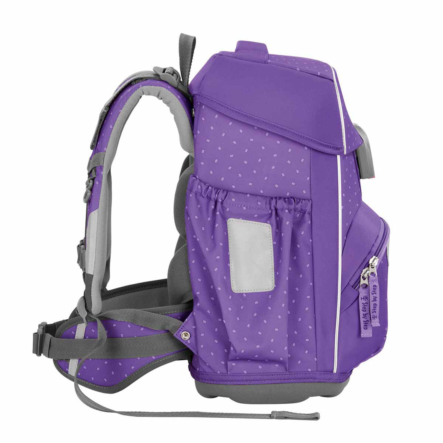 Step by Step BASIS Schulranzen 4-teiliges Set Purple Konfetti Step by Step BASIS Schulranzen 4-teiliges Set Purple Konfetti