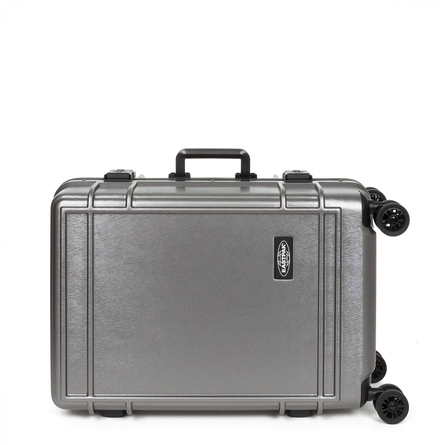 Eastpak RESIST'R CASE L Robuster Hartschalen-Trolley Brushed Metal