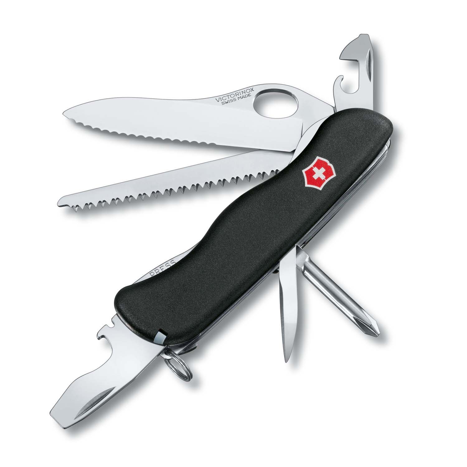 Victorinox Trailmaster Grosses Taschenmesser mit 12 Funktionen schwarz Victorinox Trailmaster Grosses Taschenmesser mit 12 Funktionen schwarz
