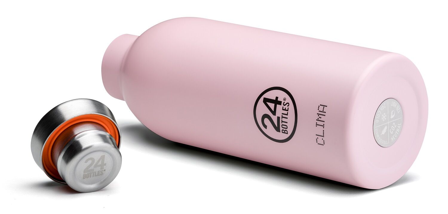 24Bottles® Clima Bottle Pastel 500ml Candy Pink