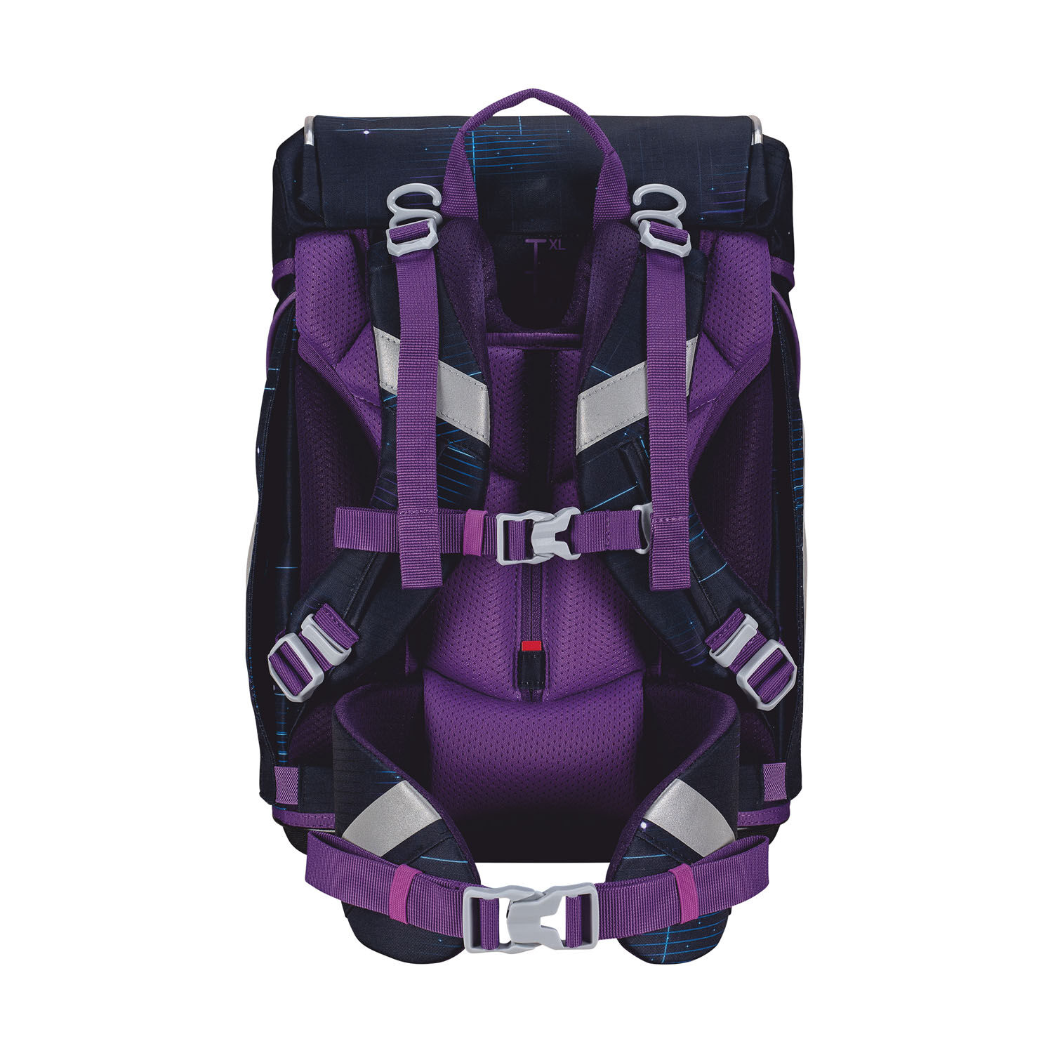 Scout Alpha Exklusiv Safety Light Schulranzen-Set 5-teilig Spooky Starlight Scout Alpha Exklusiv Safety Light Schulranzen-Set 5-teilig Spooky Starlight