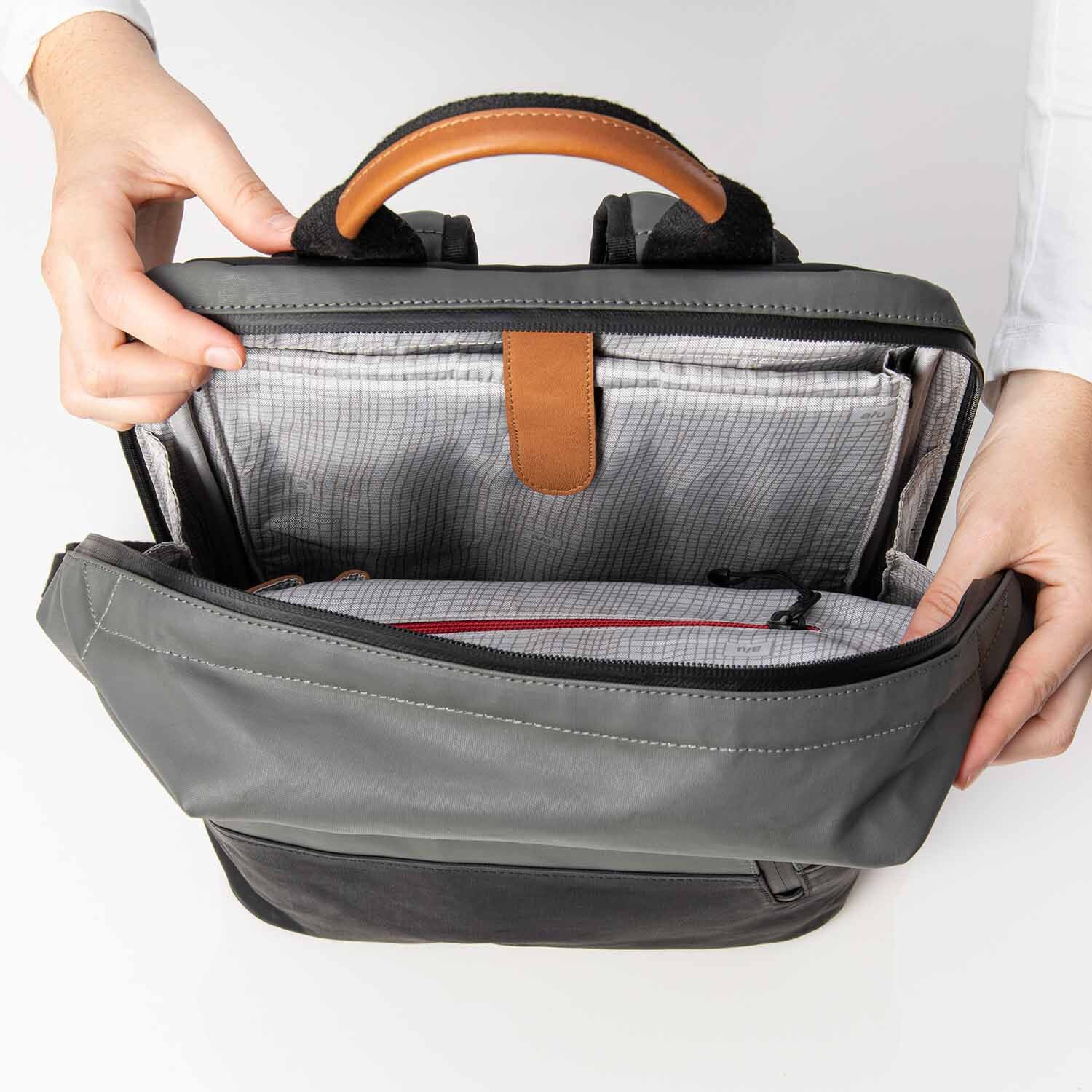 aunts & uncles Japan Hamamatsu Rucksack mit 13" Notebookfach gravity grey