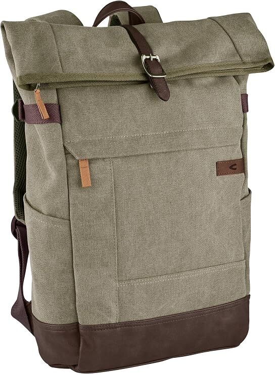 Camel Active AIR Rolltop Canvas Rucksack