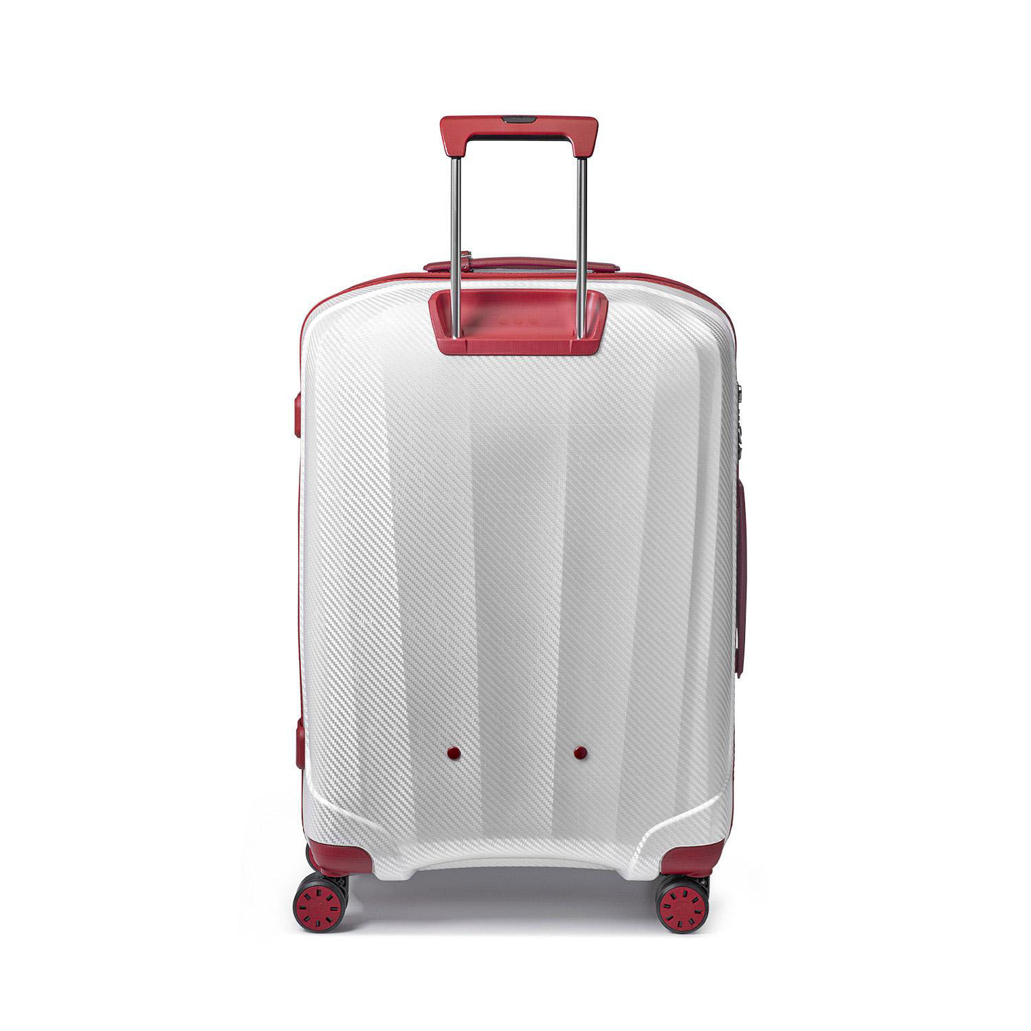 Roncato WE ARE GLAM Trolley L 4R Weiß/Rot