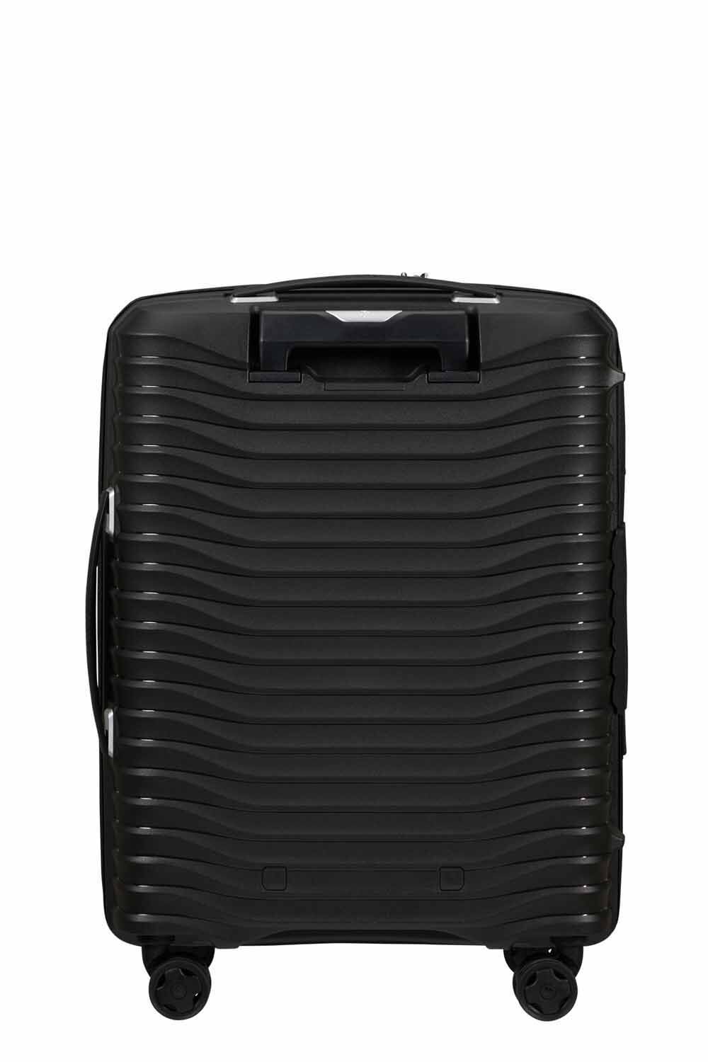 Samsonite Upscape Trolley mit 4 Rollen erweiterbar 55cm + GRATIS HOTELGUTSCHEIN Schwarz
