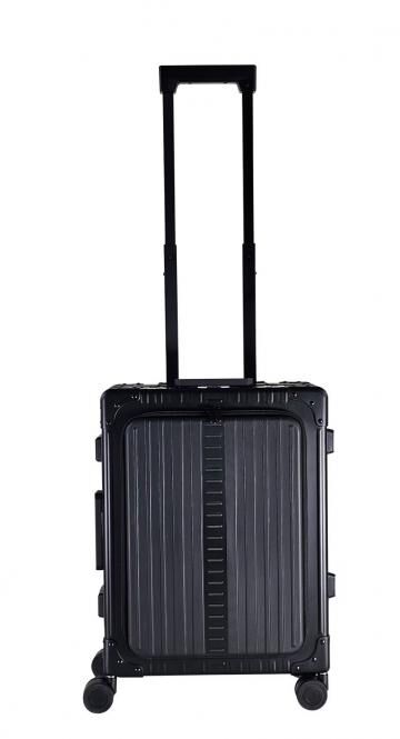 Aleon Business Traveler Slim International Carry-On 21" mit Front Flap Schwarz