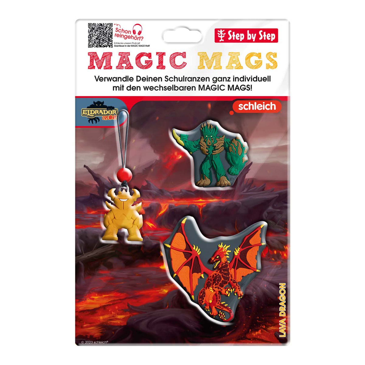Step by Step MAGIC MAGS Limited Edition schleich®, 3-teiliges Set Eldrador Creatures, Lava Dragon