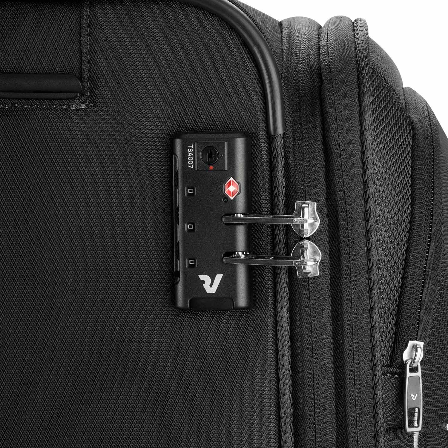 Roncato Joy Handgepäck carry-on 4-Rollen, erweiterbar 55x35cm Nachtblau