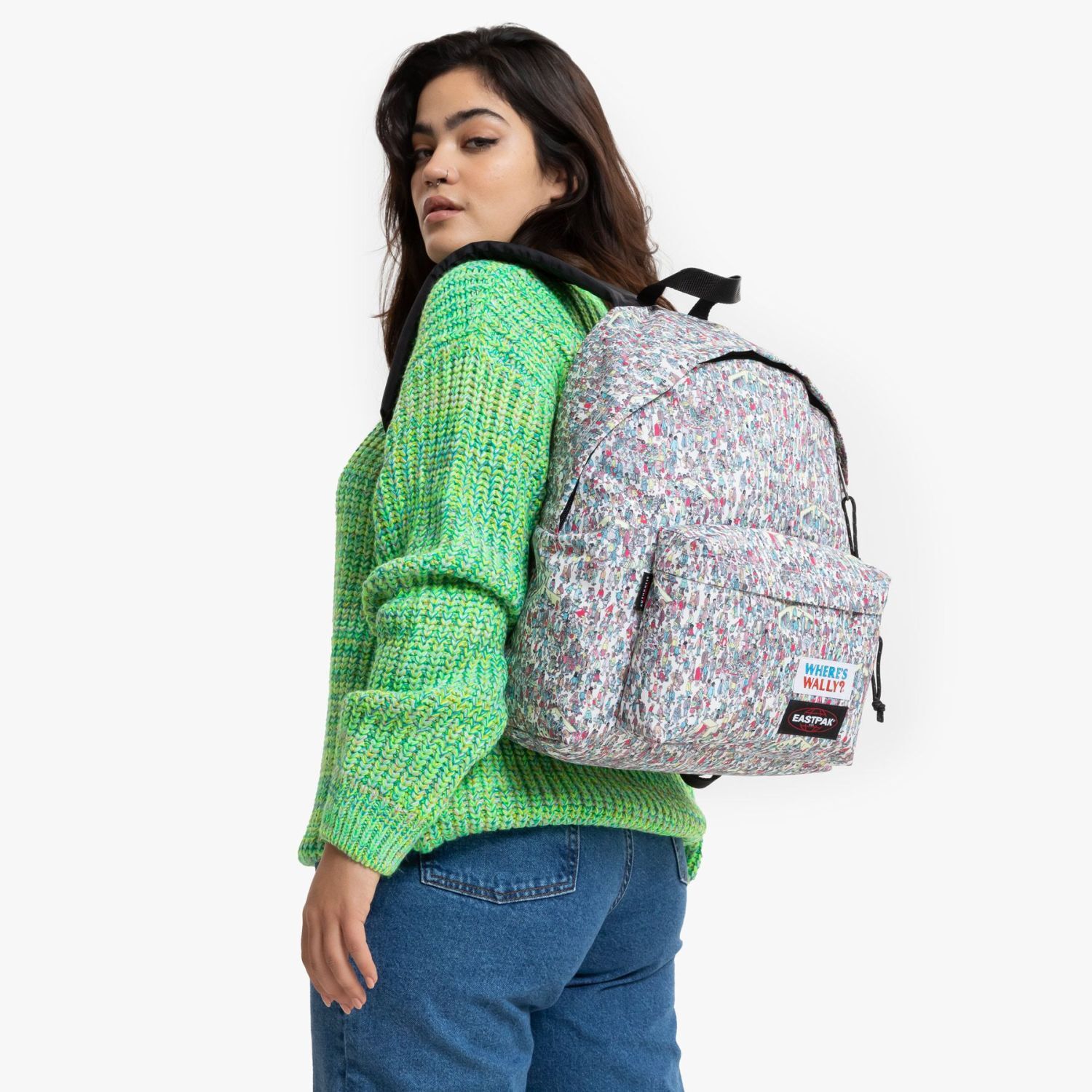 Eastpak Padded Pak'r® SPECIAL EDITION Rucksack Where's Wally Pattern White