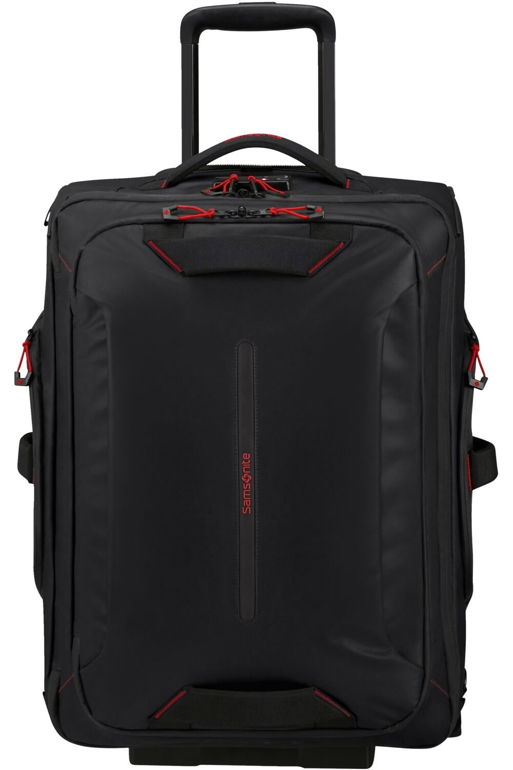 Samsonite Ecodiver Reisetasche/Rucksack mit Rollen 55cm + GRATIS HOTELGUTSCHEIN Schwarz