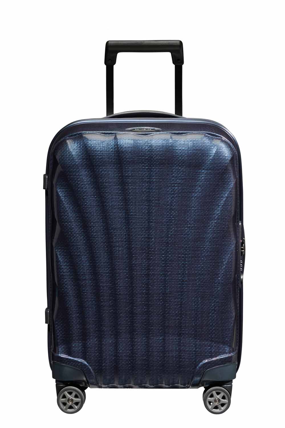 Samsonite C-Lite Trolley mit 4 Rollen 55cm + GRATIS HOTELGUTSCHEIN Midnight Blue