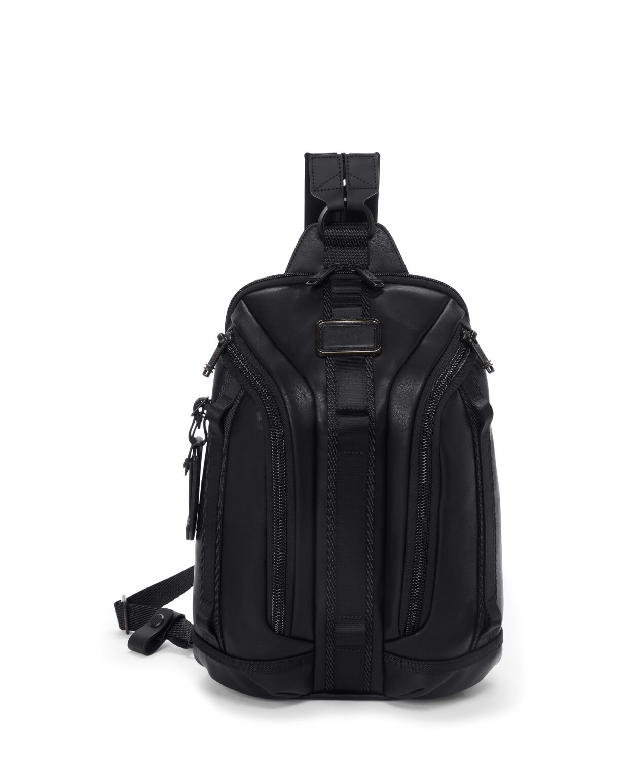 Tumi Alpha Bravo Knight Sling aus Leder, Black