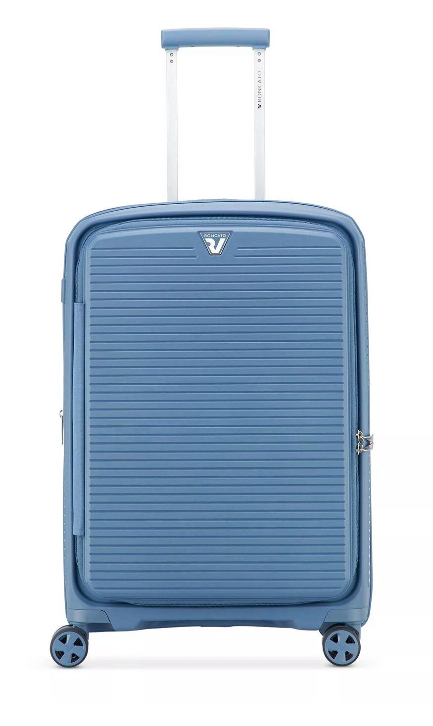 Roncato ARCADE DLX Trolley M (67cm) Erweiterbar Avio Blau