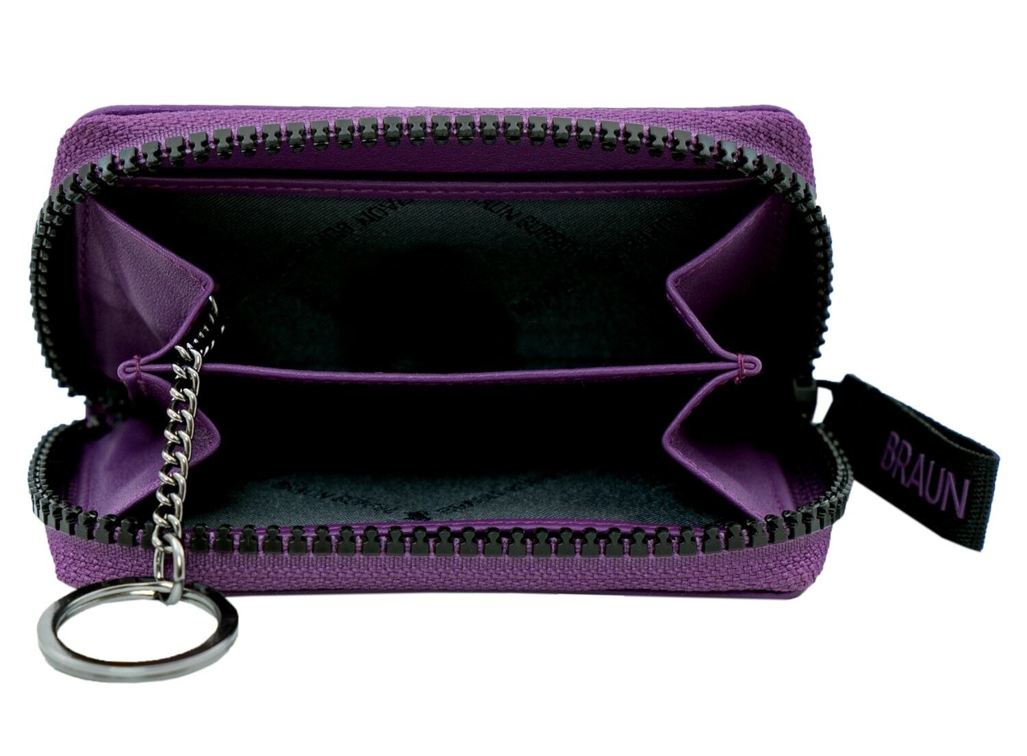 Braun Büffel Capri RFID Mini Geldbörse viola