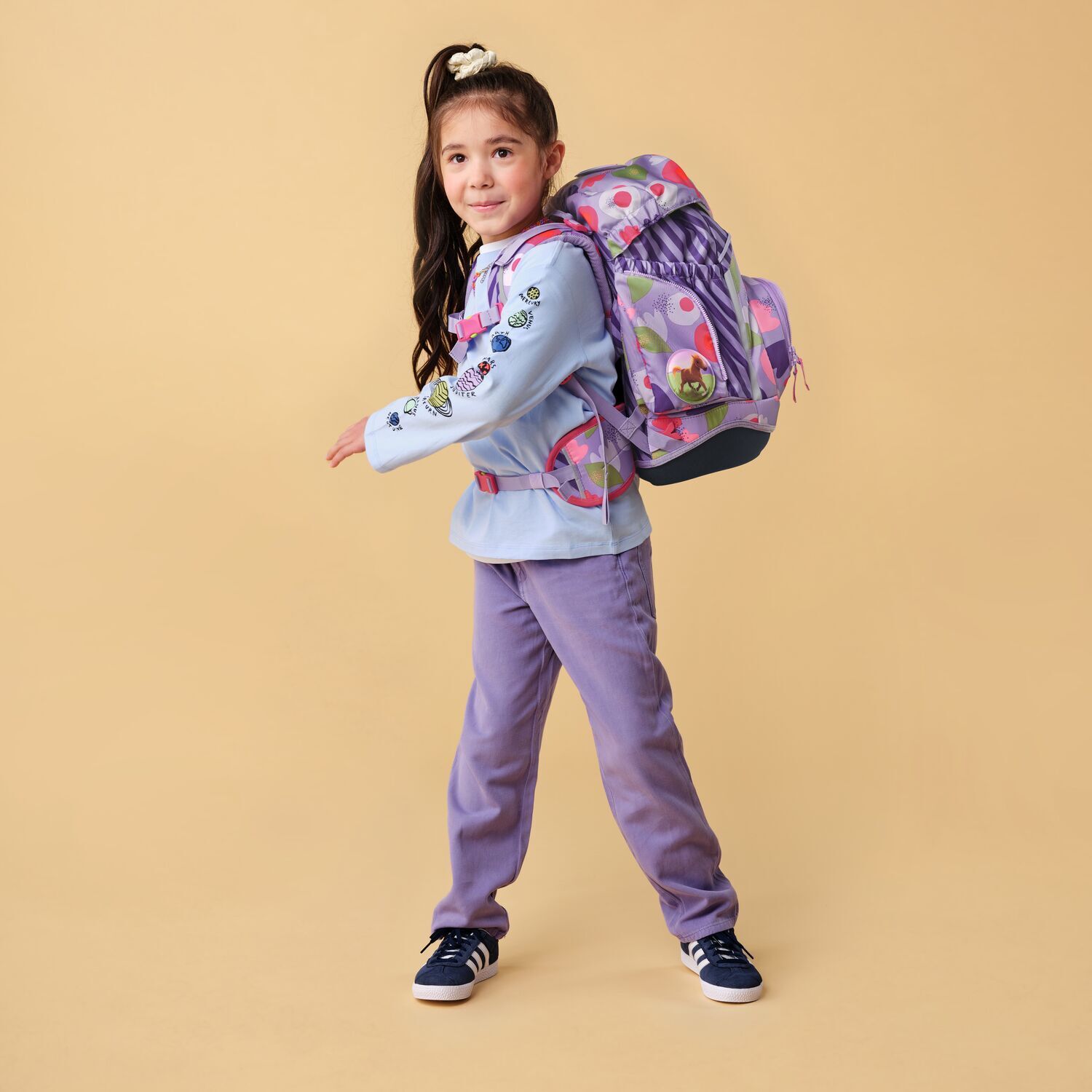 ergobag pack 6-teiliges Schulrucksack-Set 2025 BlütenzauBär