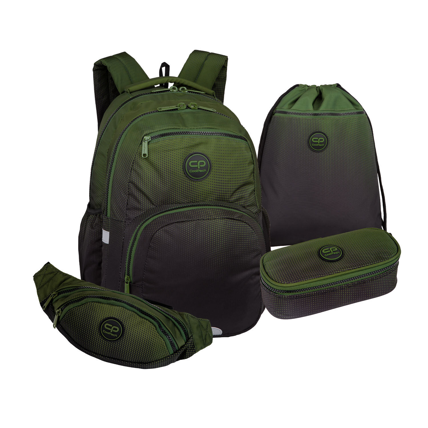 CoolPack Pick 17" 4tlg.Set Rucksack Grass CoolPack Pick 17" 4tlg.Set Rucksack Grass