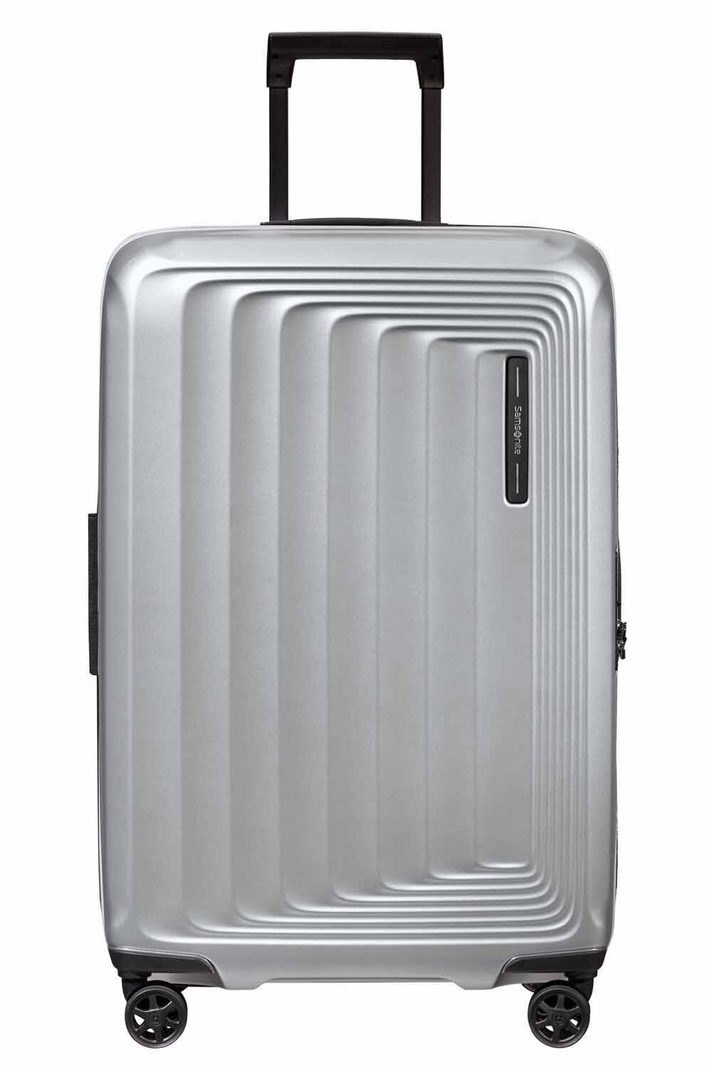 Samsonite Nuon Trolley mit 4 Rollen erweiterbar 69cm Matt Silver