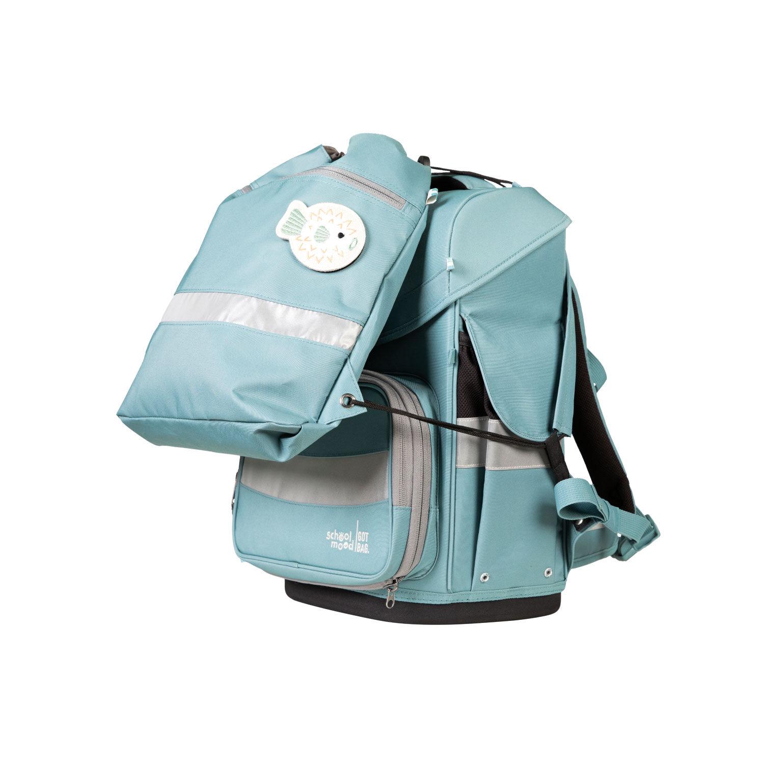 School-Mood Timeless Pro Ocean Collection, 6-tlg. Schulranzenset Dolphin
