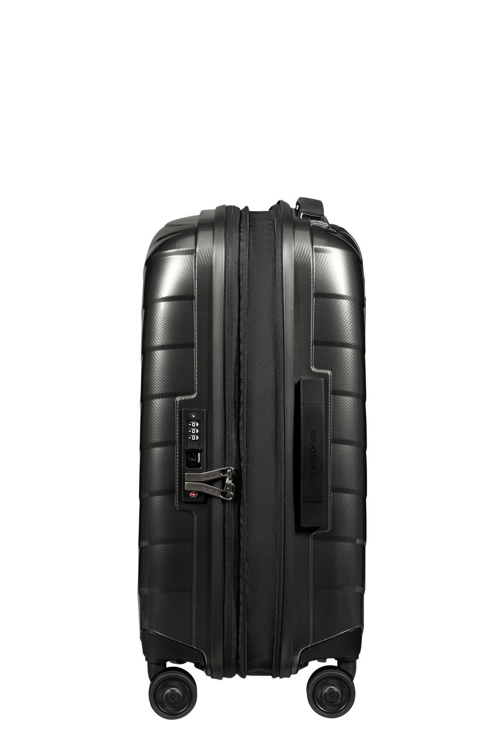 Samsonite Attrix Trolley mit 4 Rollen erweiterbar 55cm (23/26cm) Anthrazit