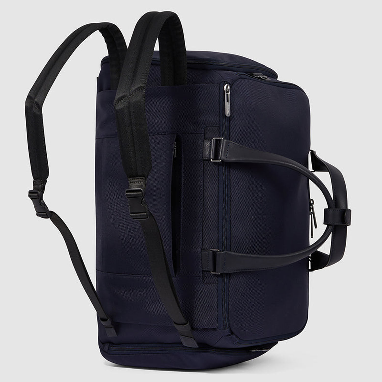 Piquadro Brief Gym/Business Tasche, als Rucksack tragbar Blau