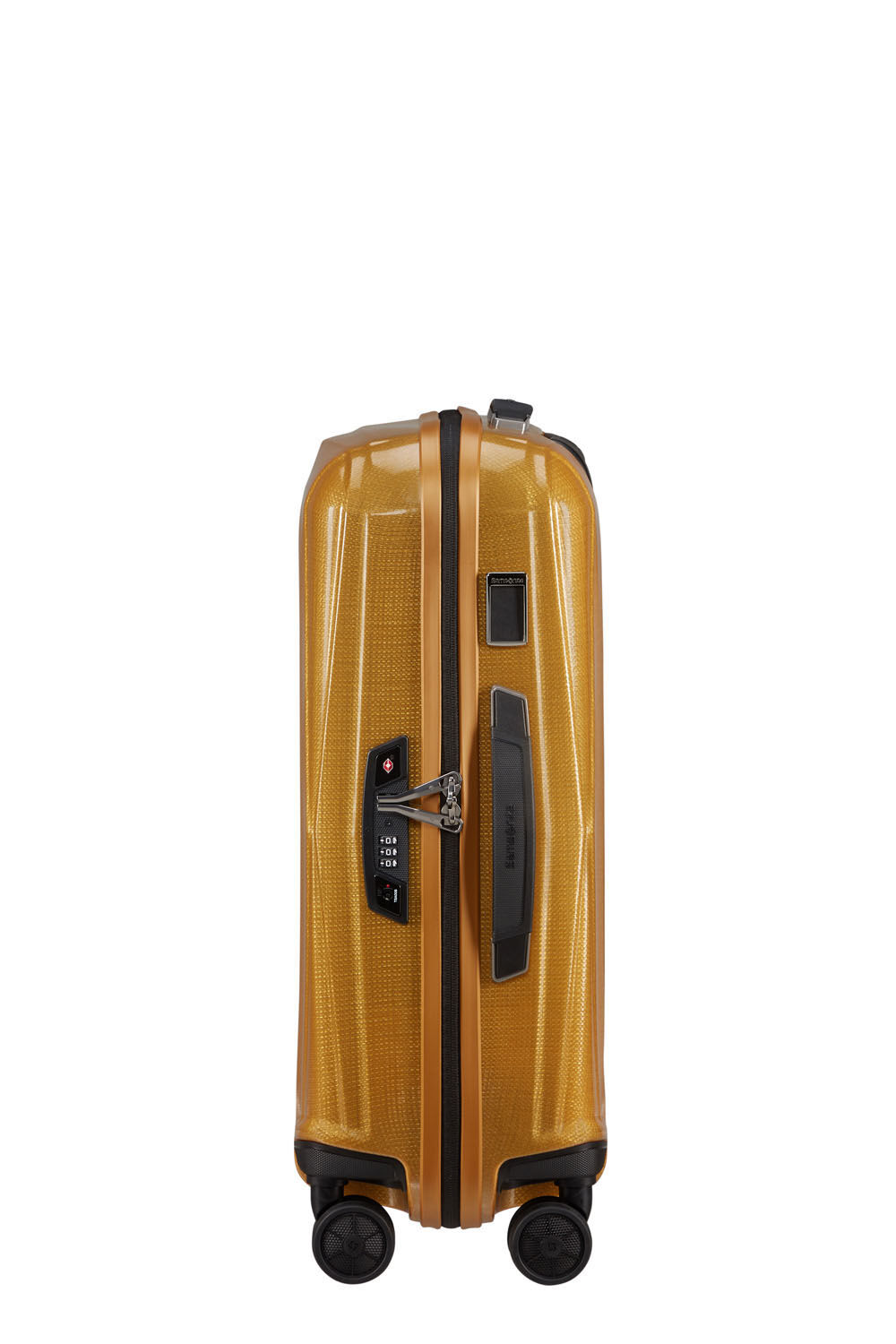Samsonite Major-Lite Trolley mit 4 Rollen erweiterbar 55cm + GRATIS HOTELGUTSCHEIN Saffron Yellow
