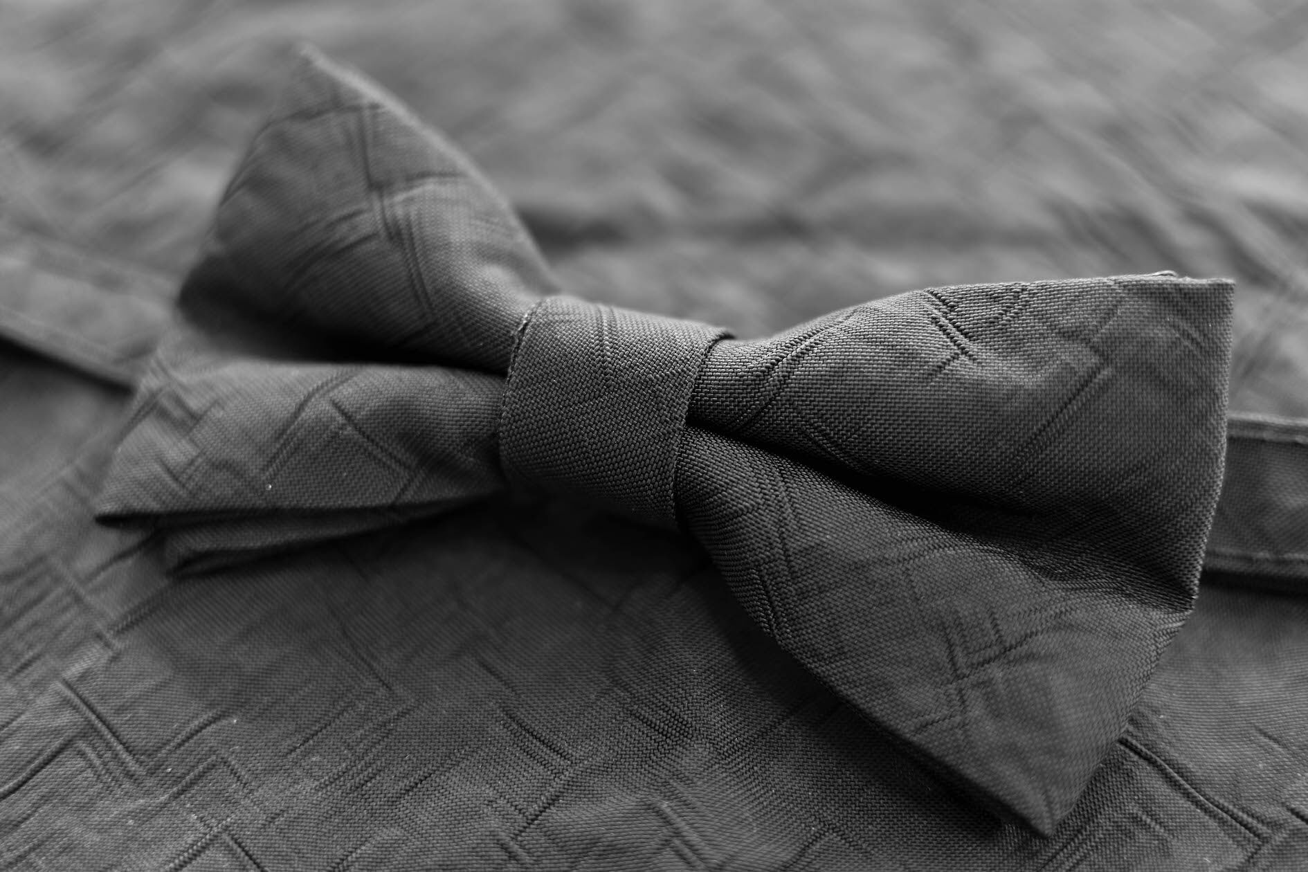 Airpaq Accessoires Fliege & Einstecktuch Schwarz