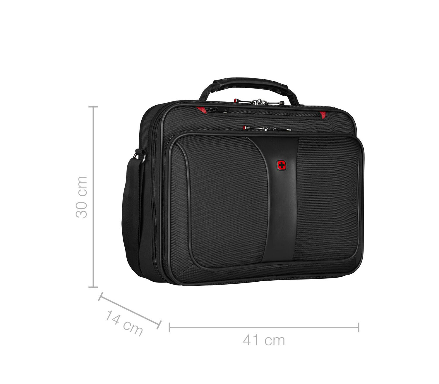 Wenger Legacy 16-Zoll-Laptop-Aktentasche Schwarz