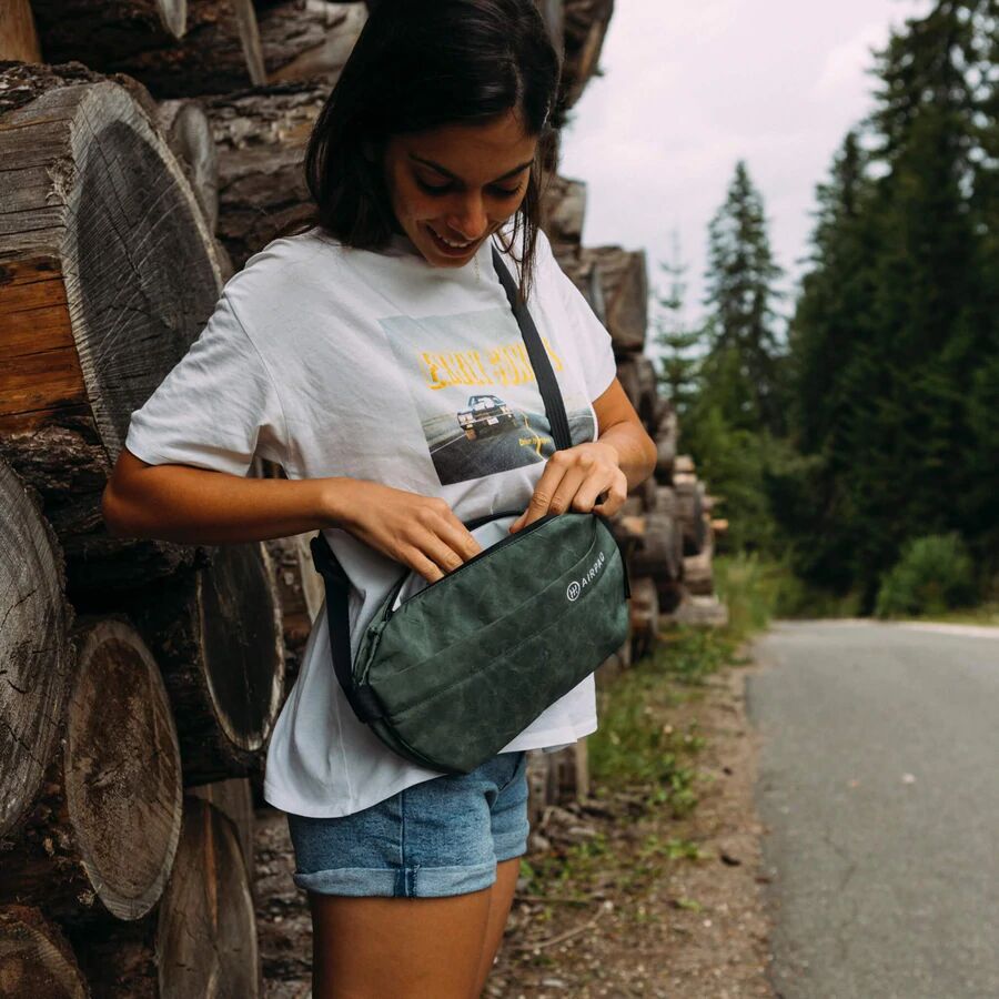 Airpaq Sling Baq Umhängetasche Sling Baq Eukalyptus