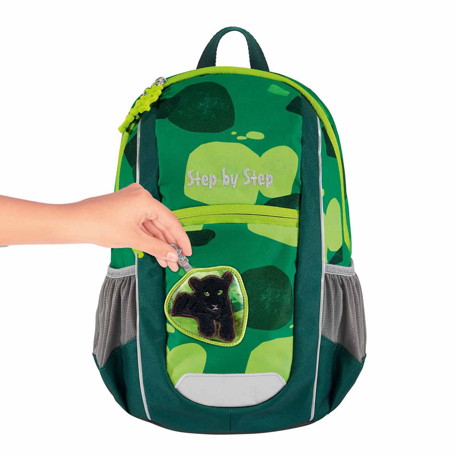 Step by Step Kinderrucksack KIGA MAXI Kindergartenrucksack-Set "Little Wild Cat Chiko"