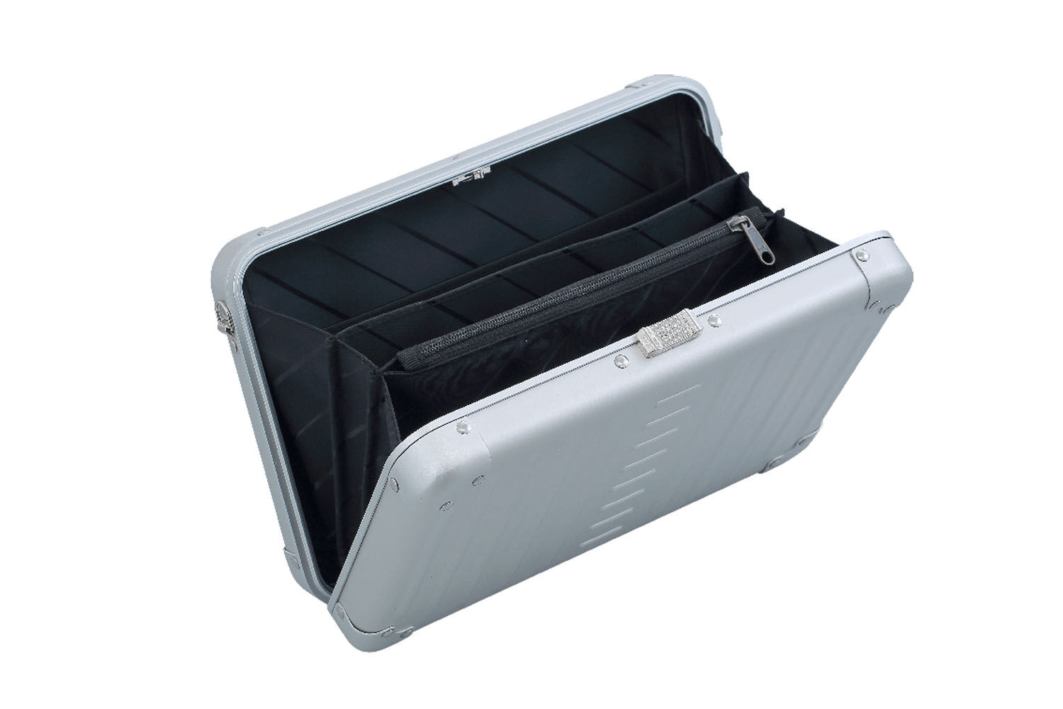 Aleon Lifestyle Vanity Case Midi, Querformat Silber