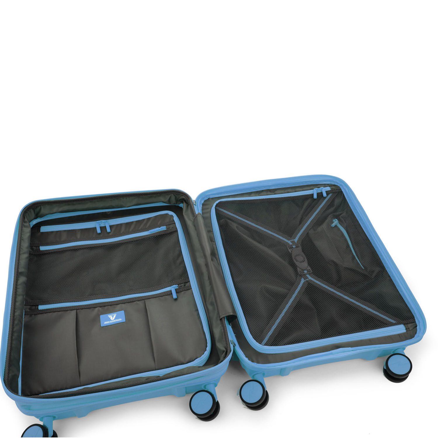 Roncato Skyline Cabin Spinner 55cm, erweiterbar mit USB Blue Java