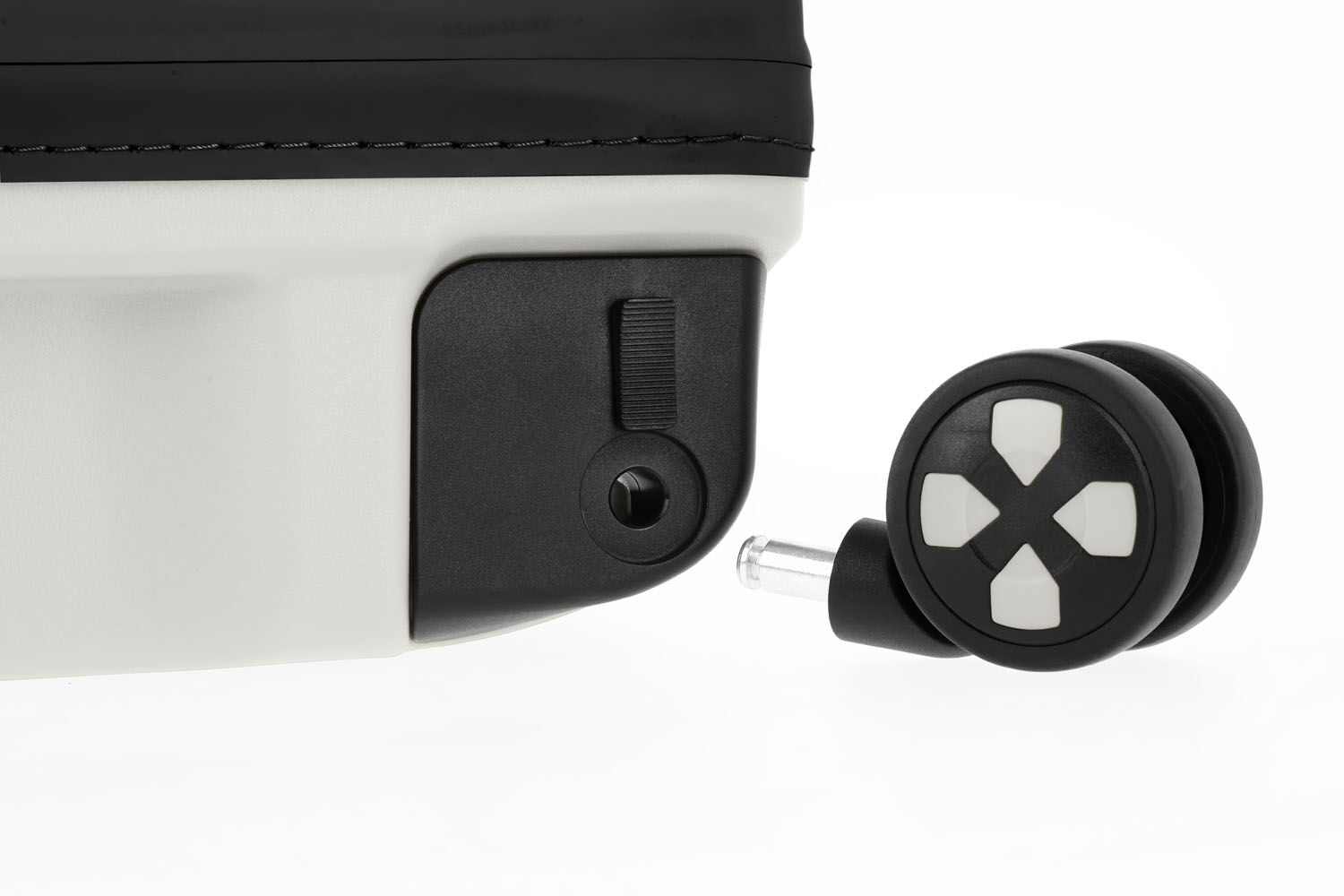 IMPACKT IP1 Koffer M, 4-Rollen Polar white