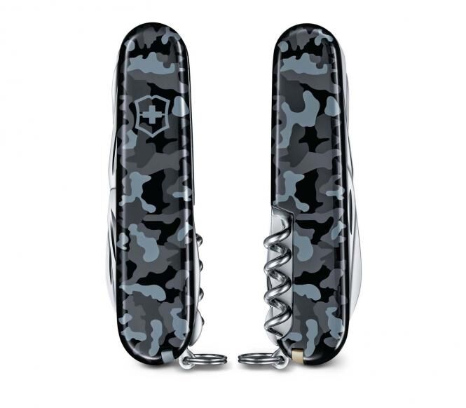 Victorinox Huntsman 15 Funktionen, Mittleres Taschenmesser Navy Camouflage