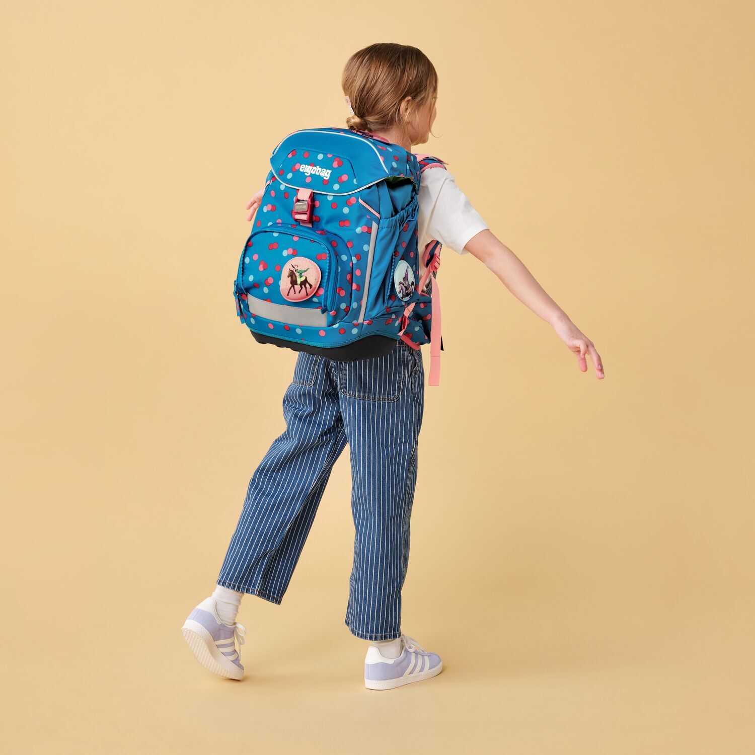 ergobag pack 6-teiliges Schulrucksack-Set 2025 VoltiBär