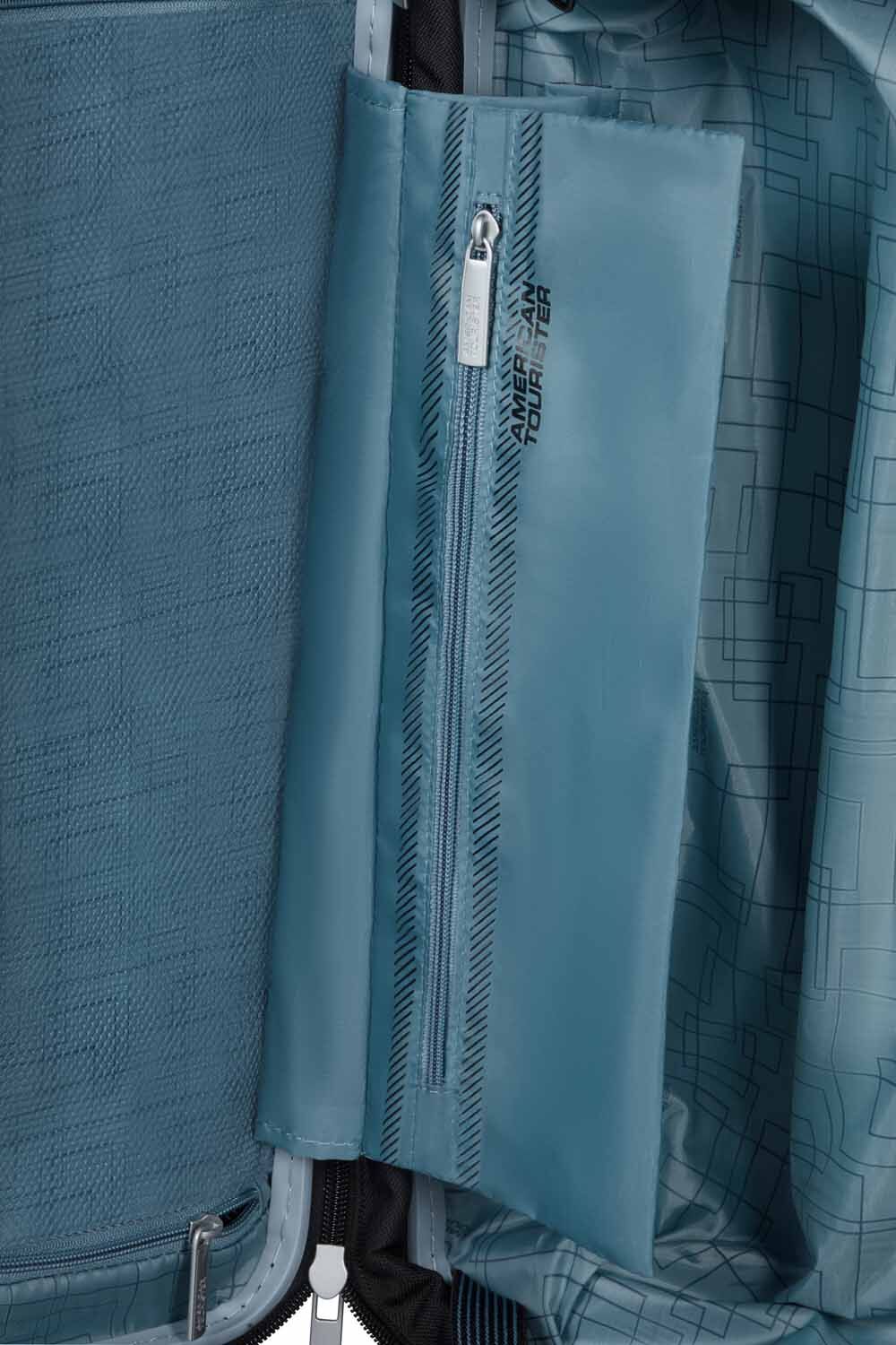 American Tourister AeroStep Handgepäck 55cm erweiterbar Soho Grey