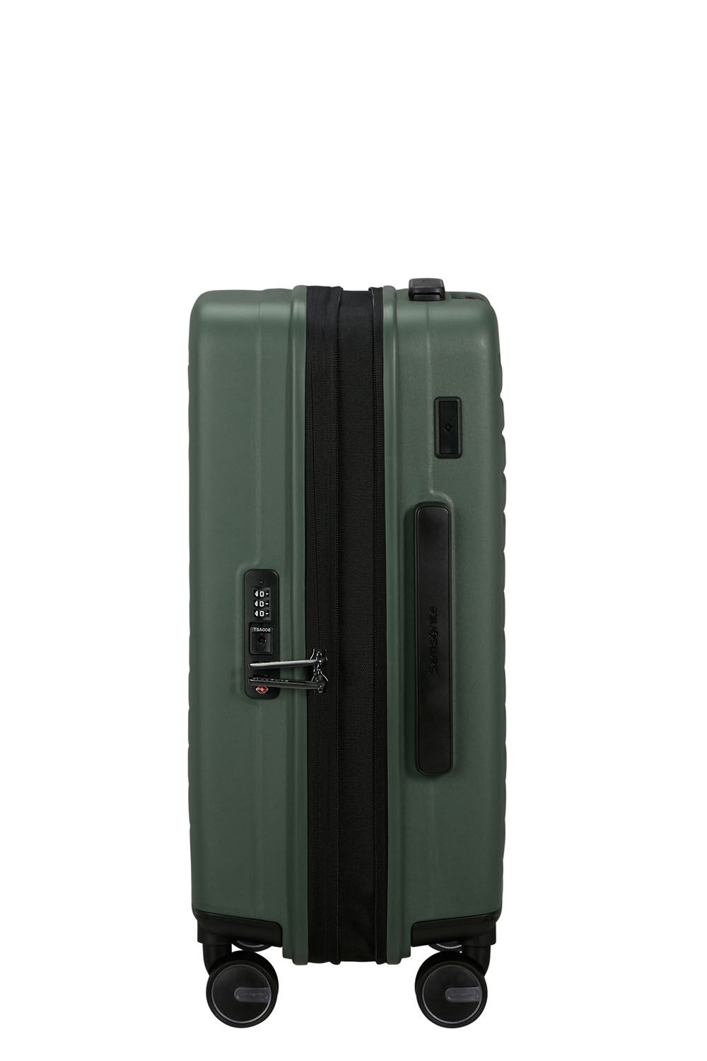 Samsonite Restackd Trolley mit 4 Rollen erweiterbar 55cm + GRATIS HOTELGUTSCHEIN Sage