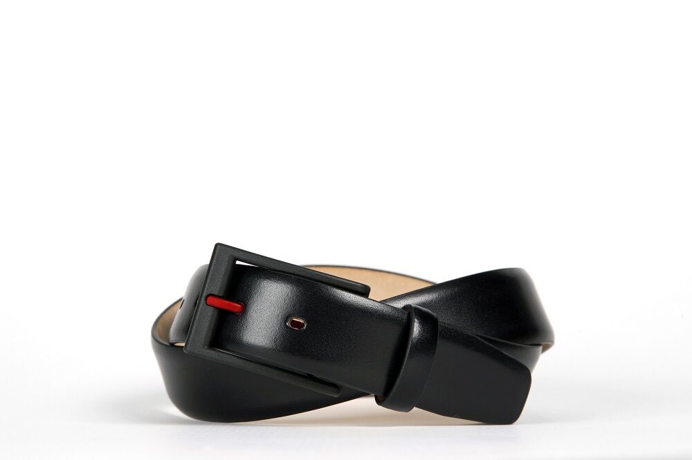 Flyerbelt Security Metallfreier Gürtel 115 cm -Mit dem roten Dorn Schwarz Flyerbelt Security Metallfreier Gürtel 115 cm -Mit dem roten Dorn Schwarz