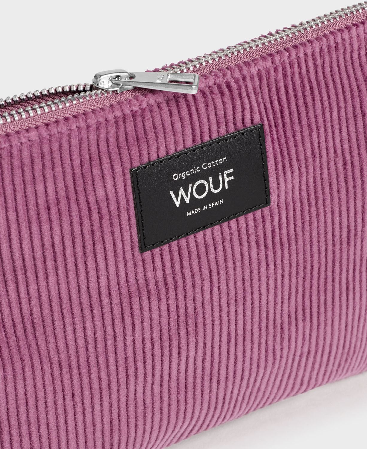 Wouf Corduroy Collection Pouch Mauve