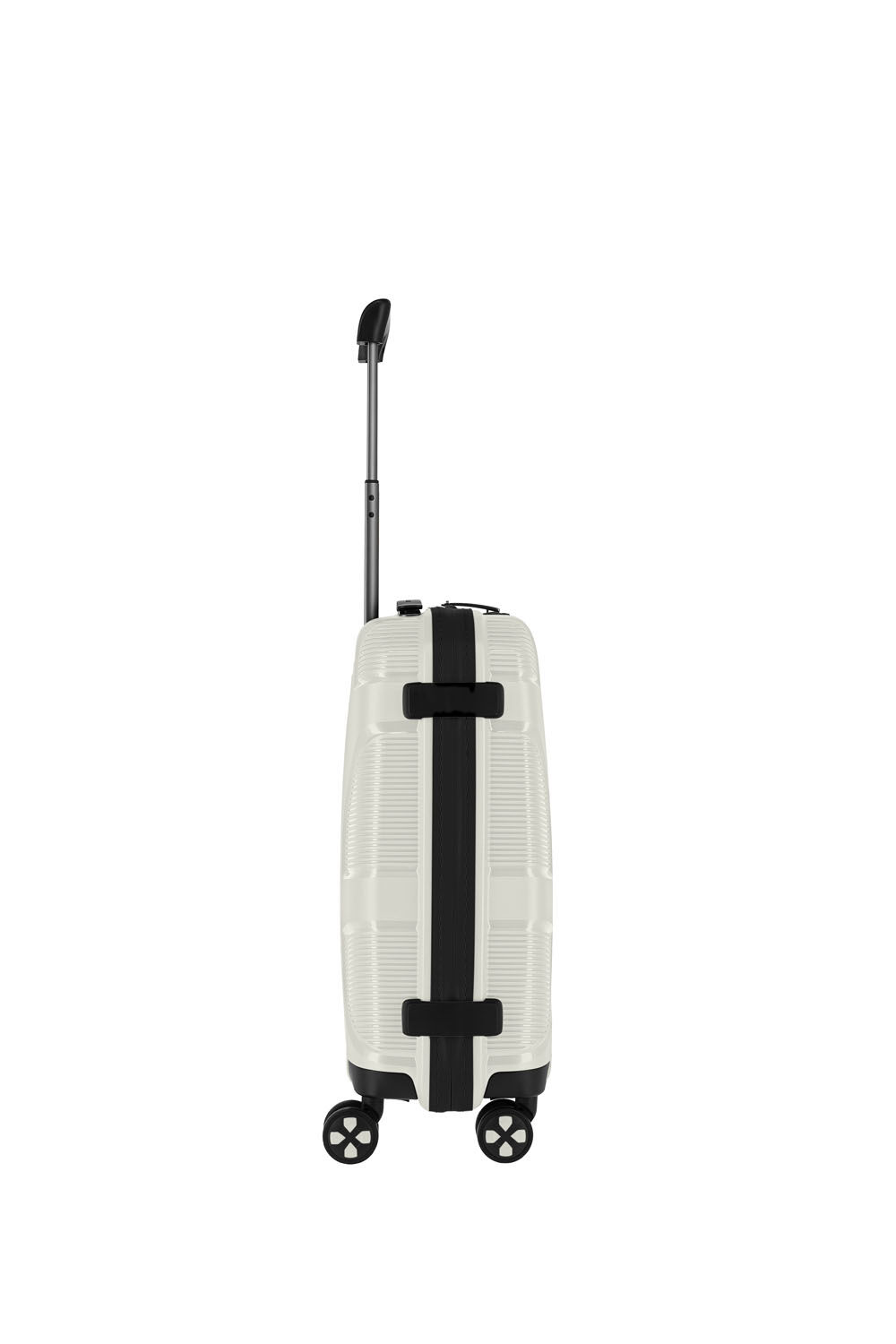 IMPACKT IP1 Koffer S, 4-Rollen mit USB-Port Polar white