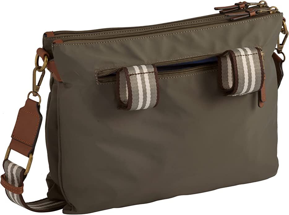Camel Active BARI Cross Bag mit Reißverschluss M Khaki