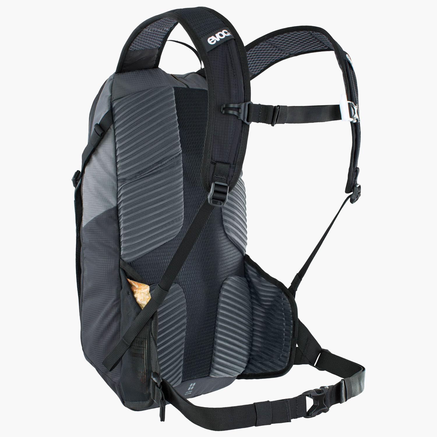 evoc RIDE 12 Bike-Backpack Carbon Grey - Black