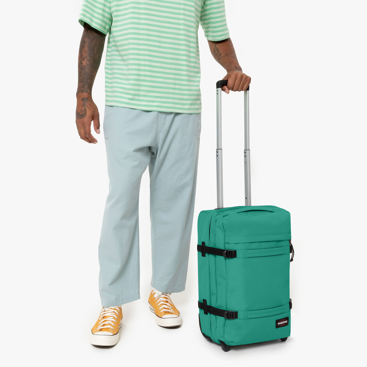 Eastpak Transit'R Reisetrolley S mit 2 Rollen 24 Botanic Green