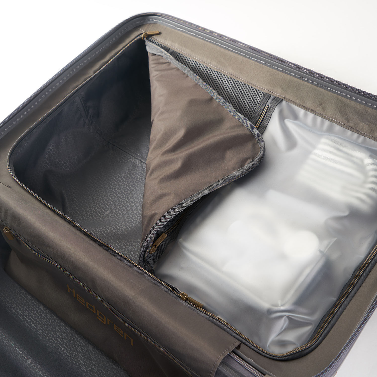 Hedgren Freestyle Glide M Expandable 4-Rollen-Trolley 67cm Blue Opal