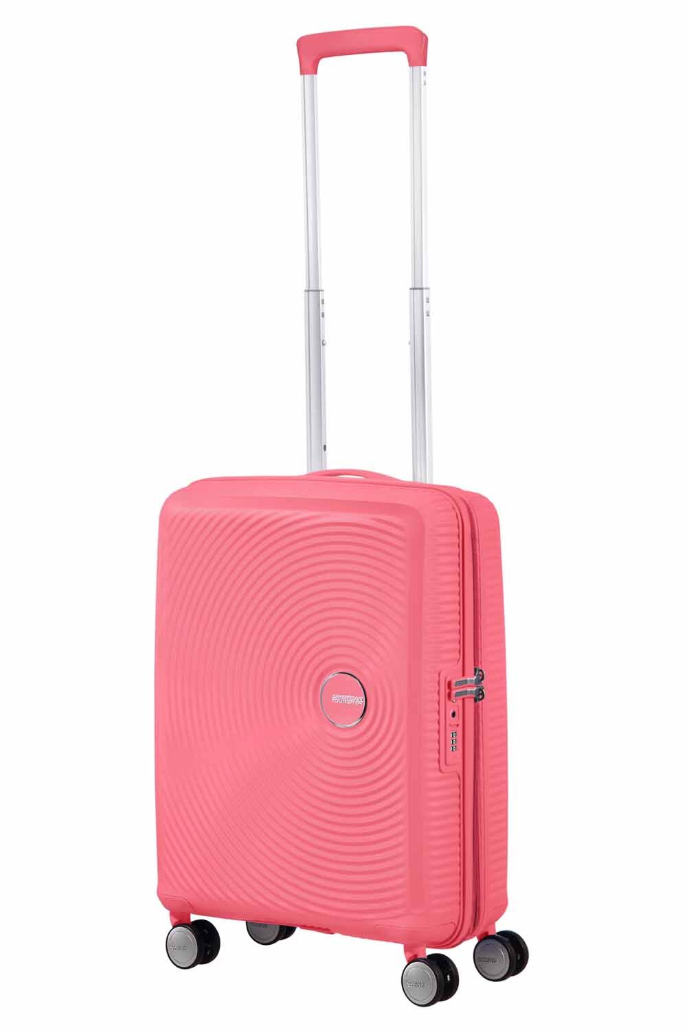 American Tourister Soundbox Trolley S 4R 55cm, erweiterbar Sun Kissed Coral