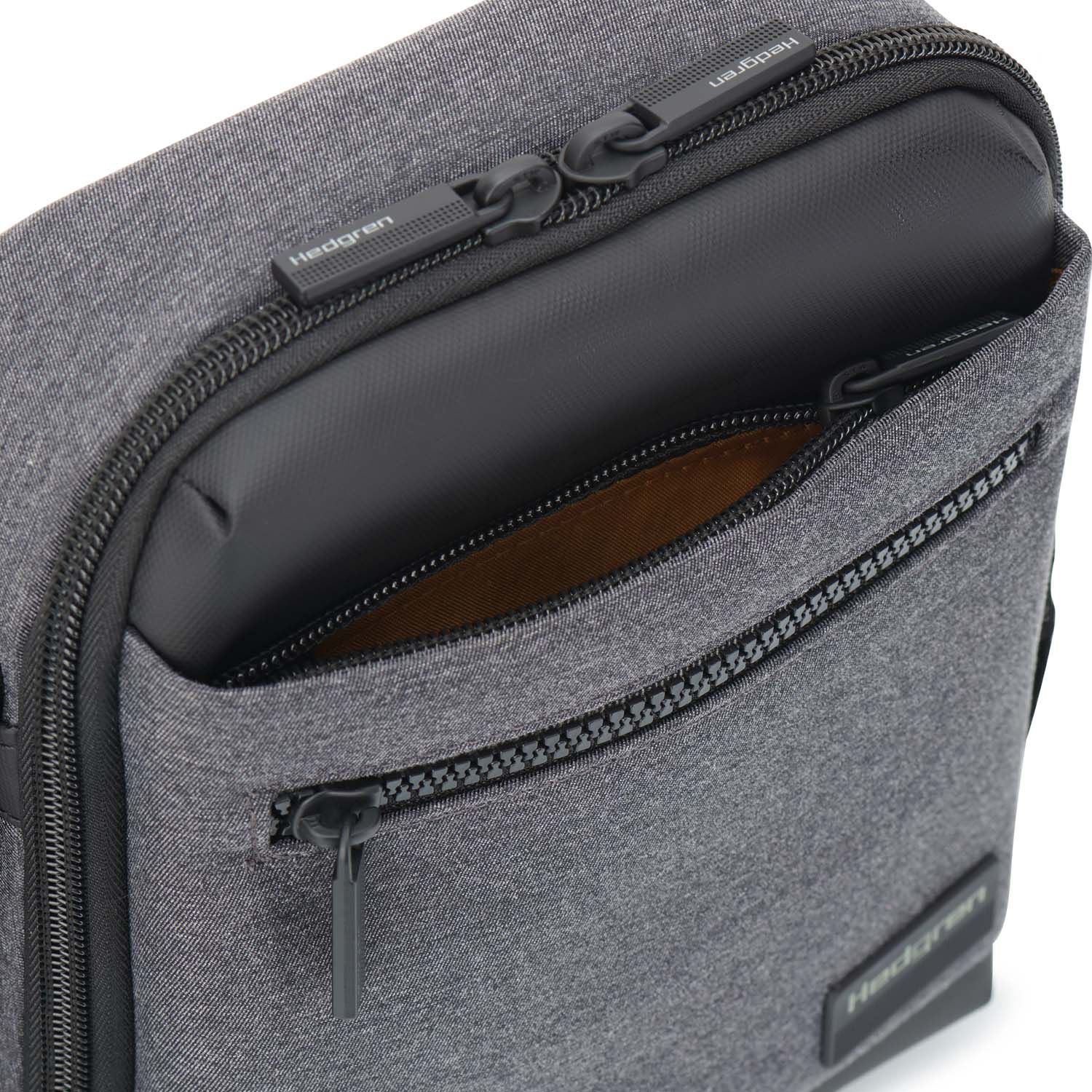 Hedgren Next APP Vertical Crossover Pouch, RFID, 7" Stylish Grey