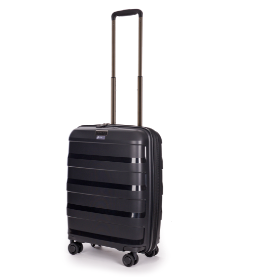 Stratic Straw + Hartschalen-Koffer S, erweiterbar black