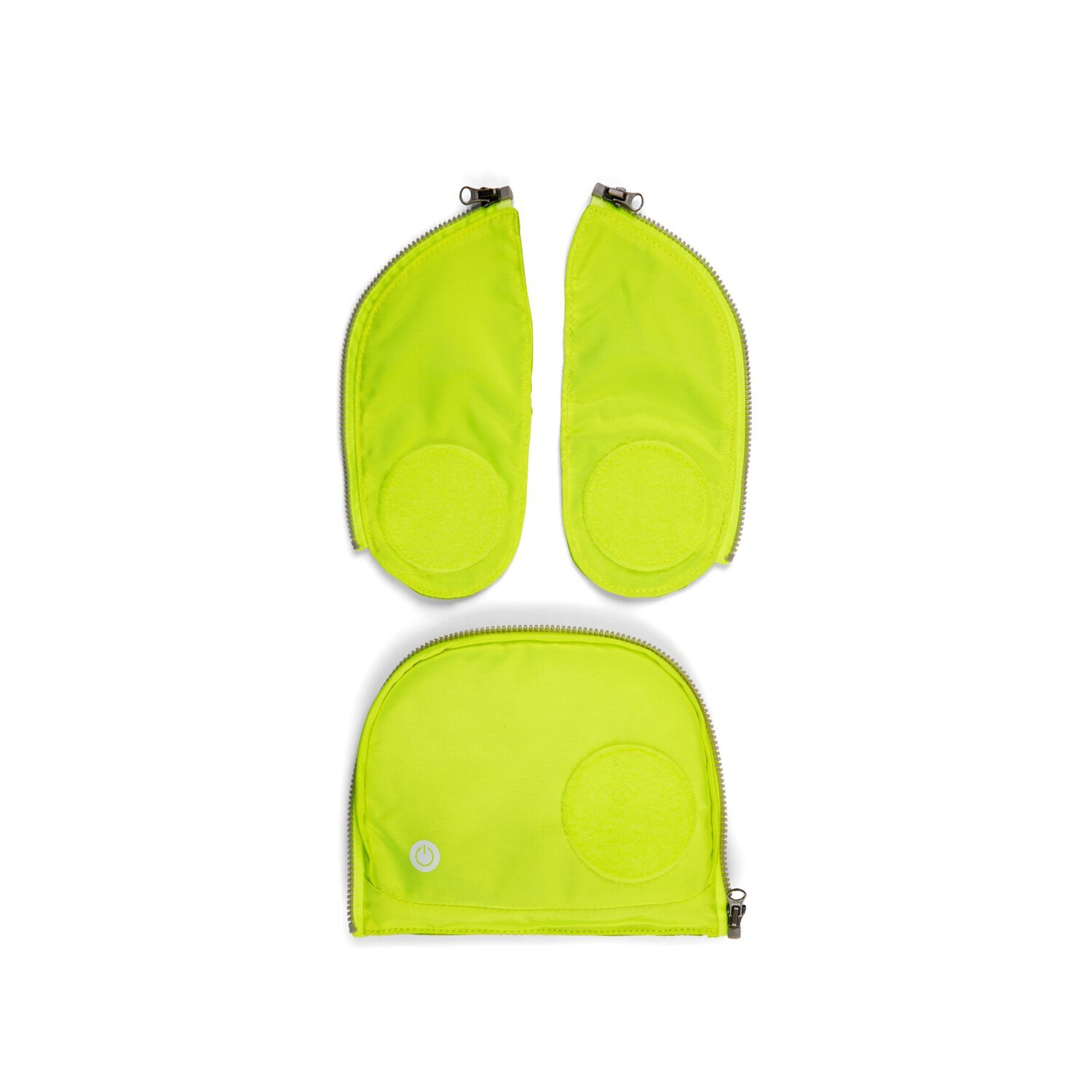 ergobag Schulzubehör Fluo LED Zip Set, 3-tlg. ab 2019 Gelb